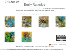 Tablet Screenshot of emilyrutledge.sapereartists.com
